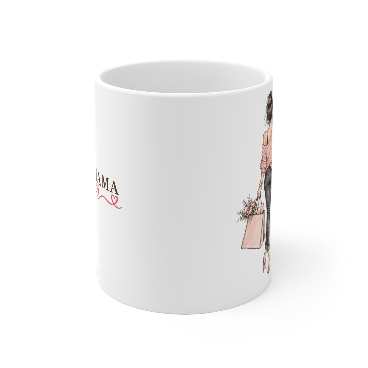 Tasse „Achtung: Diese Tasse gehört einer Powerfrau.“ – singlemamapower